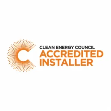 Clean Energy Council indicating an Accredited Installer