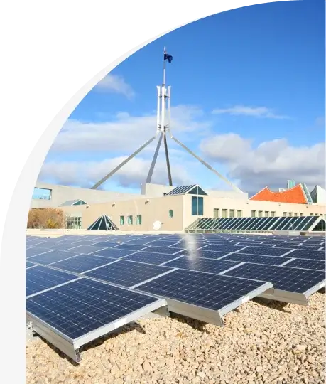 Parliament House Canberra solar installed by todae